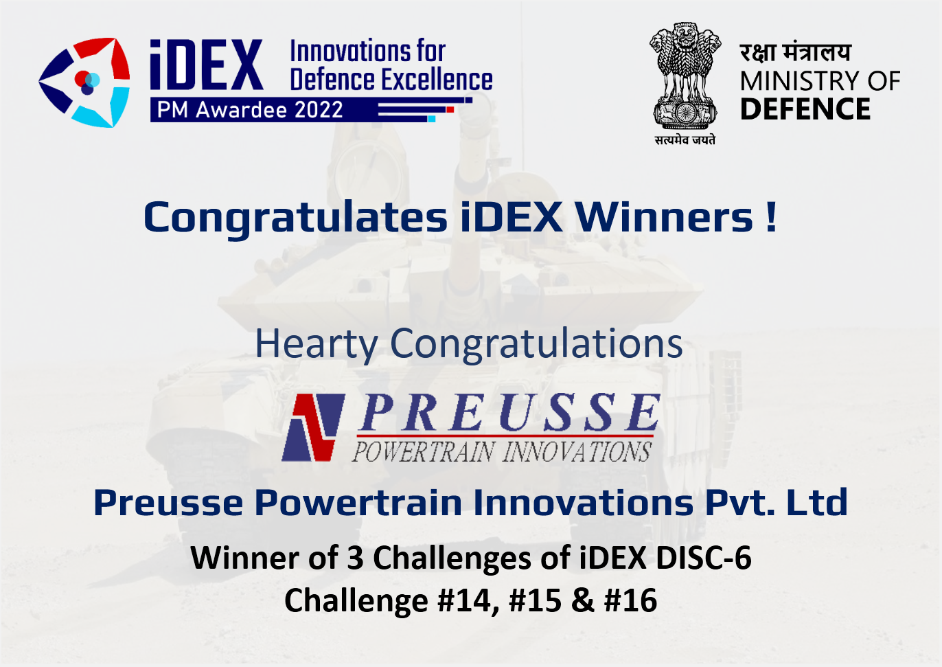 iDEX winner